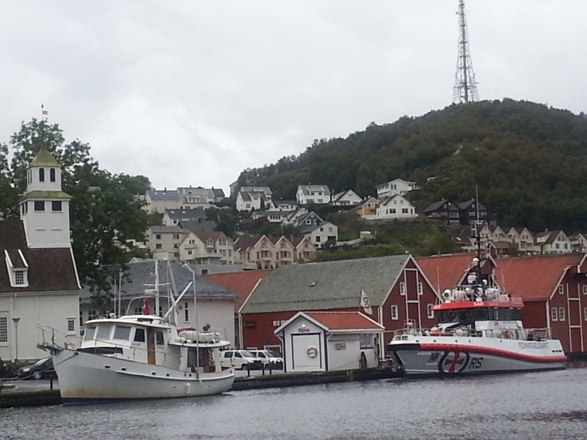 Dauntless and the SAR boat in Egersund, Norway